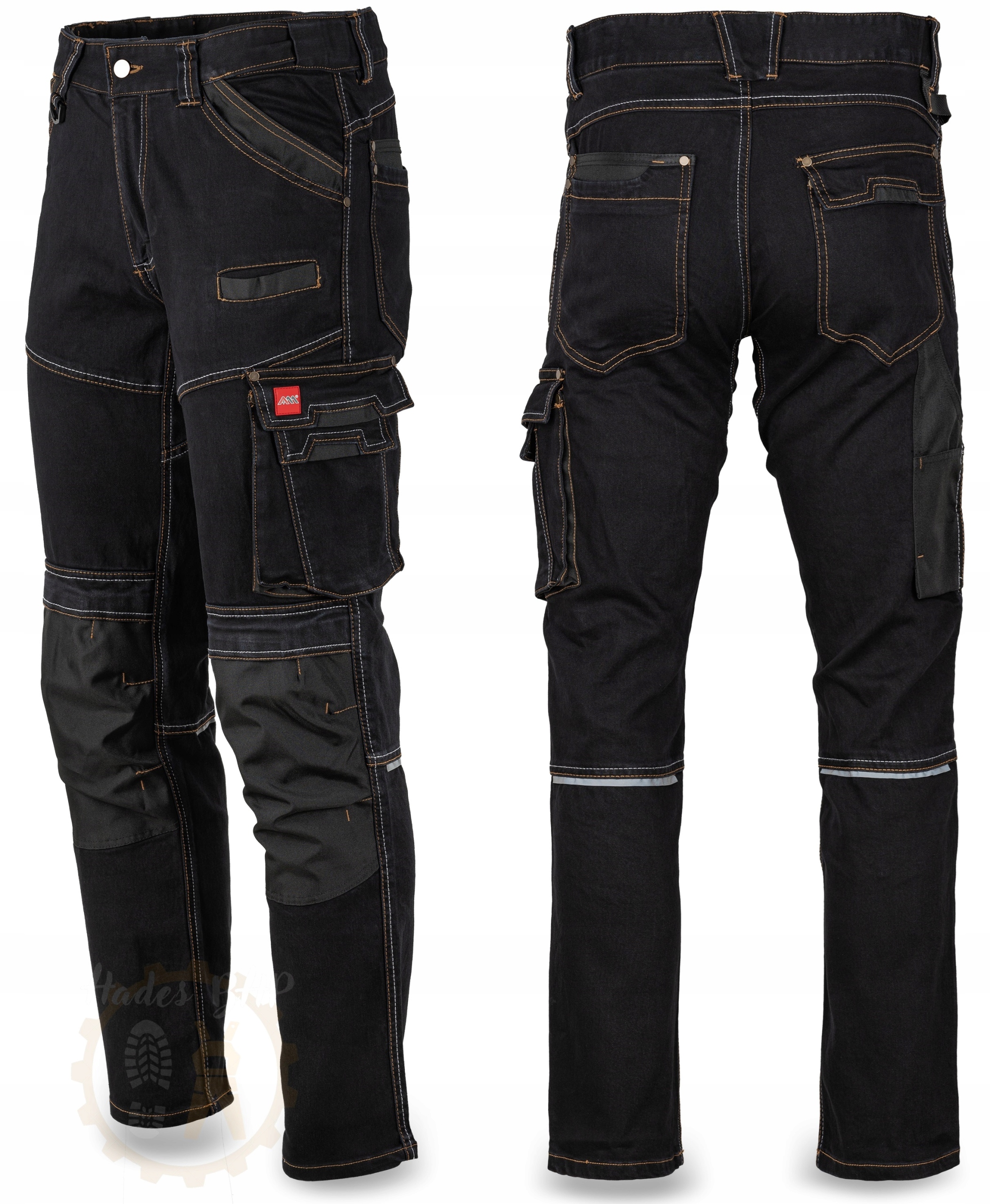 ART.MAS Jeans-black-02 dlhé pracovné nohavice, XXL